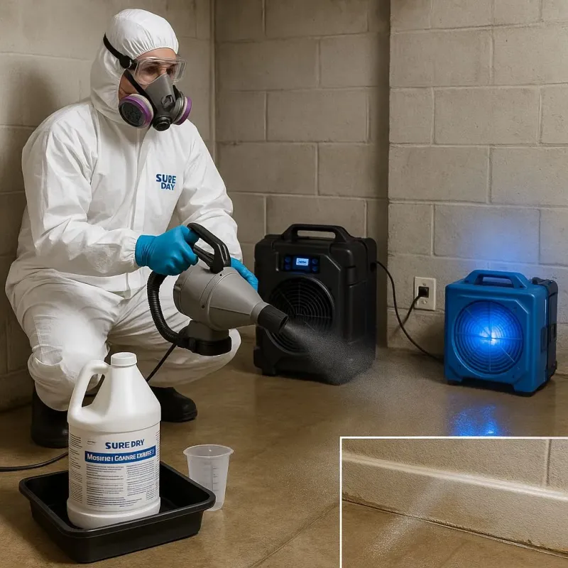 Sanitization and Odor Removal process in Long Neck, DE